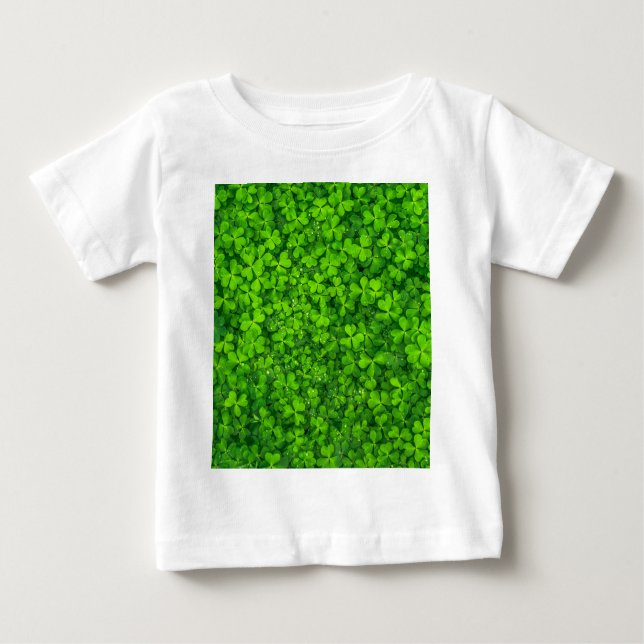 Camiseta De Bebé Shamrock Clovers Green Irish Symbol Irlanda (Anverso)
