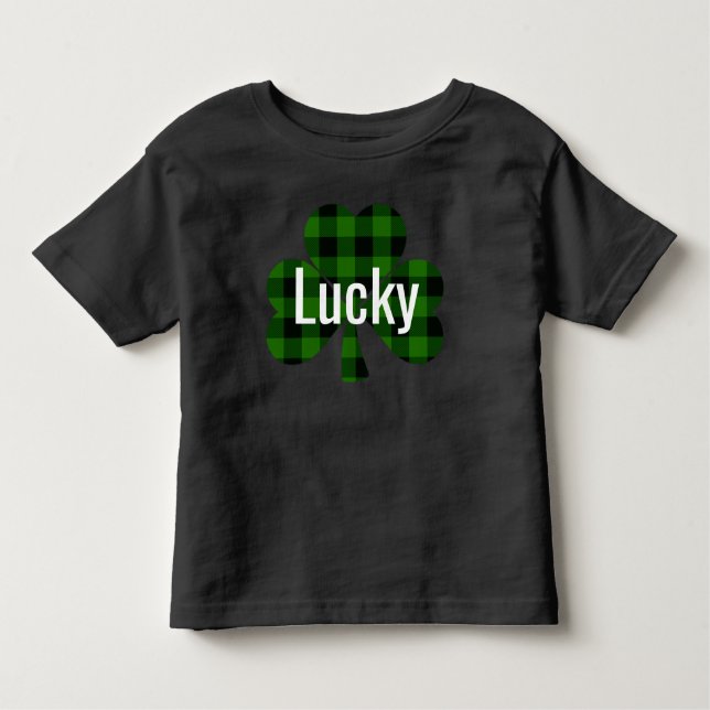 Camiseta De Bebé Shamrock de St. Patty | yegua verde (Anverso)