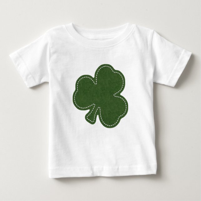 Camiseta De Bebé Shamrock irlandés del Día de San Patricio (Anverso)
