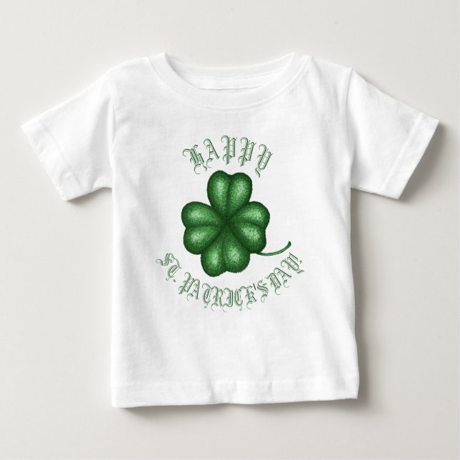 Camiseta De Bebé Shamrock T-Shirt (Anverso)