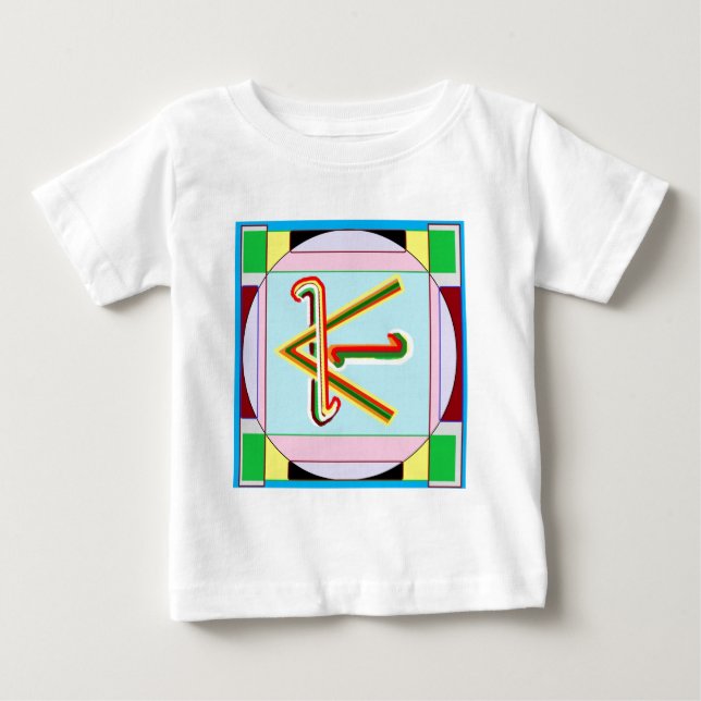 Camiseta De Bebé Shanti i.e. Peace: Karuna Reiki Healing Symbol (Anverso)