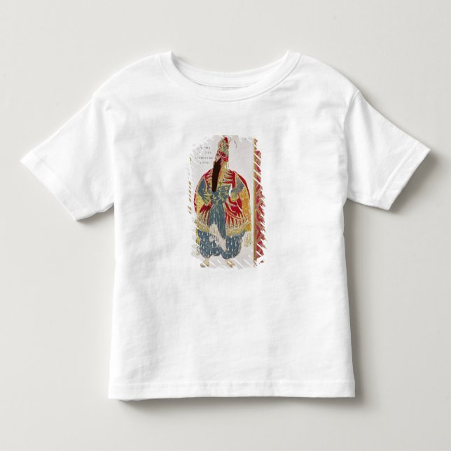 Camiseta De Bebé Shariar, rey de los indies y China (Anverso)