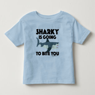 Camiseta De Bebé Sharky Va A Mentir Tu Diseño - Toddler Fine