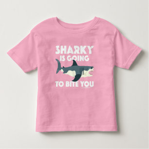 Camiseta De Bebé Sharky Va A Mentir Tu Diseño - Toddler Fine