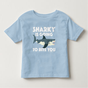 Camiseta De Bebé Sharky Va A Mentir Tu Diseño - Toddler Fine