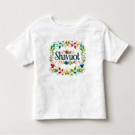 Camiseta De Bebé Shavuot - Colorida celebración del Festival Shavuo
