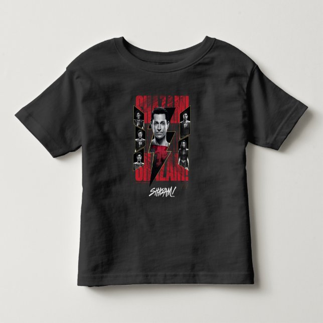 Camiseta De Bebé ¡SHAZAM! Furia de los dioses | Grupo SHAZAMily (Anverso)