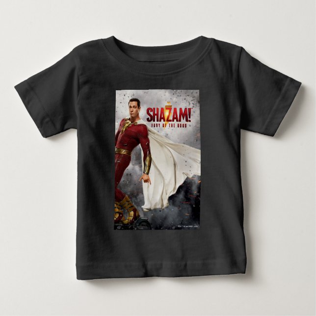 Camiseta De Bebé ¡SHAZAM! Furia de los dioses | Poster de cine suel (Anverso)