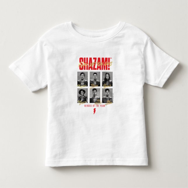 Camiseta De Bebé ¡SHAZAM! Furia de los dioses | SHAZAMily Yearbook (Anverso)