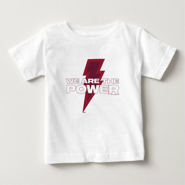 Camiseta De Bebé ¡SHAZAM! Furia de los dioses | Somos el Poder (Anverso)