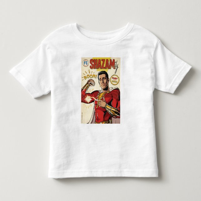 Camiseta De Bebé ¡SHAZAM! Furia de los dioses | Tapa de SHAZAMily C (Anverso)