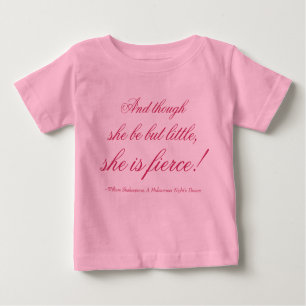 Camiseta De Bebé She is fierce!