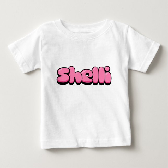 Camiseta De Bebé Shelli Pink (Anverso)