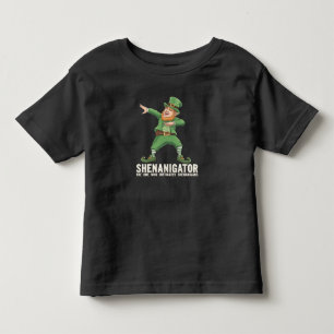 Camiseta De Bebé Shenanigator Dabbing Duende Día de San Patricio