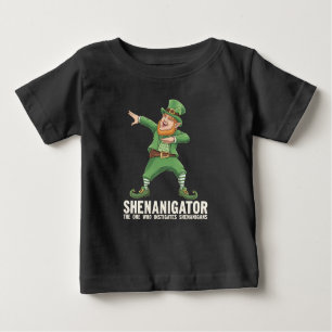 Camiseta De Bebé Shenanigator Dabbing Leprechaun San Patrick
