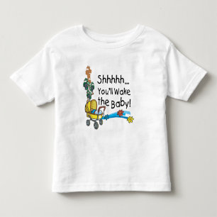 Camiseta De Bebé Shhh Wake the Baby