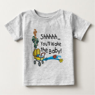 Camiseta De Bebé Shhh Wake the Baby