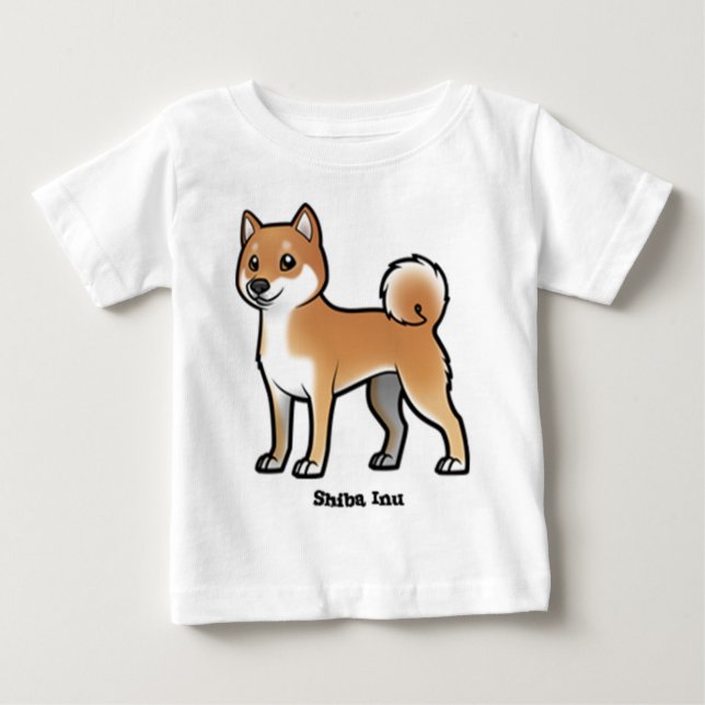 Camiseta De Bebé shiba inu (Anverso)