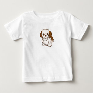 Camiseta De Bebé shih tsz dog