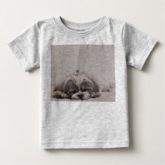 Camiseta De Bebé Shih tzu, Shirh, Shirt, Perro durmiente