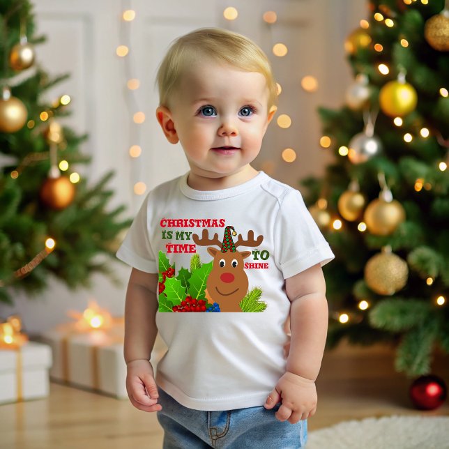 Camiseta De Bebé Shining at Christmas (Subido por el creador)