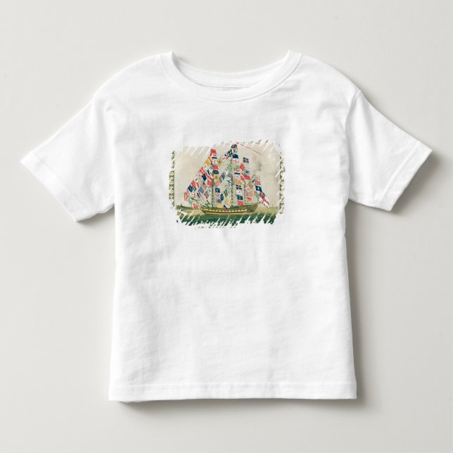 Camiseta De Bebé Ship de un rey (Anverso)