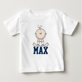 Camiseta De Bebé Shirt baby - illustratie baby met naam