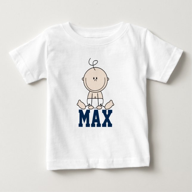 Camiseta De Bebé Shirt baby - illustratie baby met naam (Anverso)
