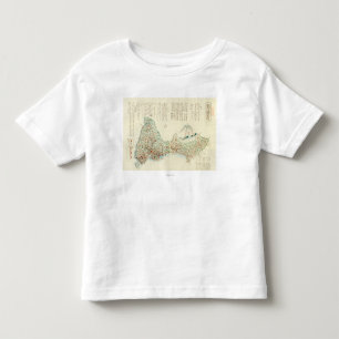 Camiseta De Bebé Shizuoka-ken, mapa de JapanPanoramic