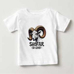Camiseta De Bebé Shofar tan buena cabra judía Hanukkah Amantes