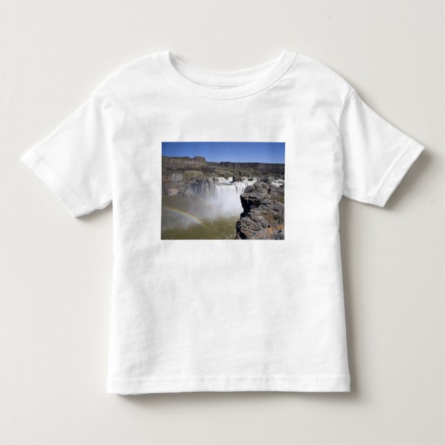 Camiseta De Bebé Shoshone cae en el río Snake en dos cataratas, (Anverso)