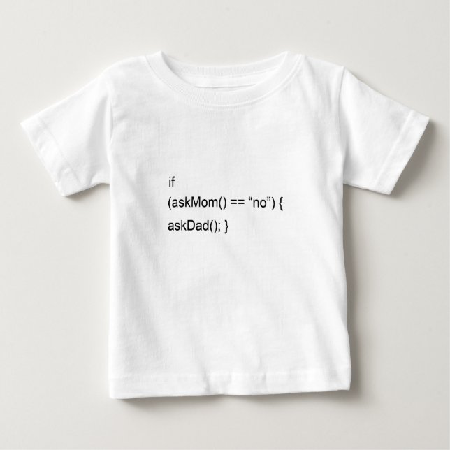 Camiseta De Bebé si AskMom iguala ningún, AskDad (Anverso)