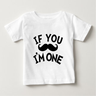Camiseta De Bebé Si bigote, yo soy uno
