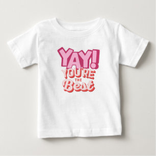 Camiseta De Bebé ¡Sí! Eres el mejor" Gráfico de Celebración