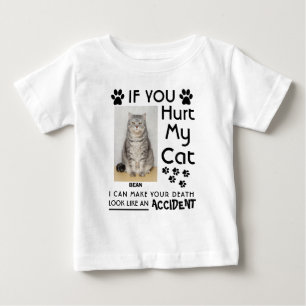 Camiseta De Bebé Si Me Dueles El Gato, Puedo Hacer Tus Fotos De Gat