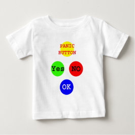 Camiseta De Bebé Sí ningunos botones los regalos de Zazzle del