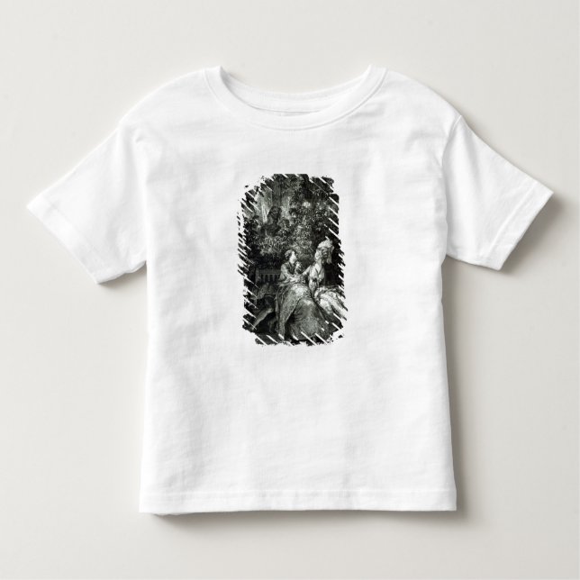 Camiseta De Bebé ¿Sí o no? 1781, grabado por N. Thomas (Anverso)