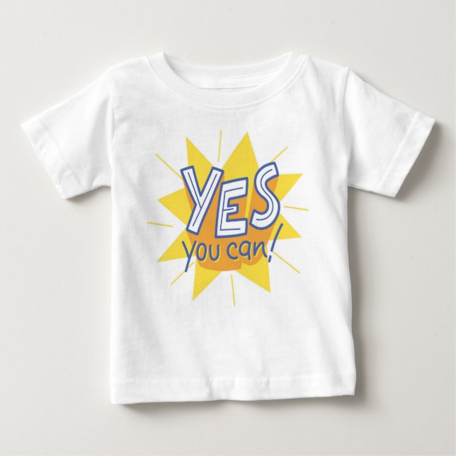 Camiseta De Bebé Sí puedes: Pequeña Edición de Dreamer (Anverso)