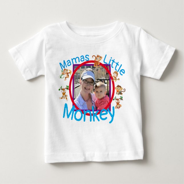 Camiseta De Bebé Si te gustan los MONKEYS, ¡te encantará este tee d (Anverso)