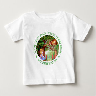 Camiseta De Bebé Si usted no sabe adónde usted va…