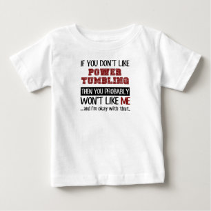 Camiseta De Bebé Si usted no tiene gusto del poder Guay que cae