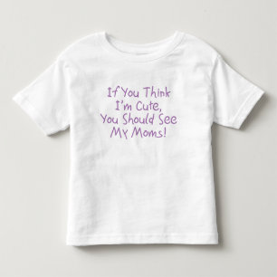 Camiseta De Bebé Si usted piensa que soy lindo, usted debo ver a
