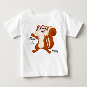 Camiseta De Bebé Siempre ser feliz