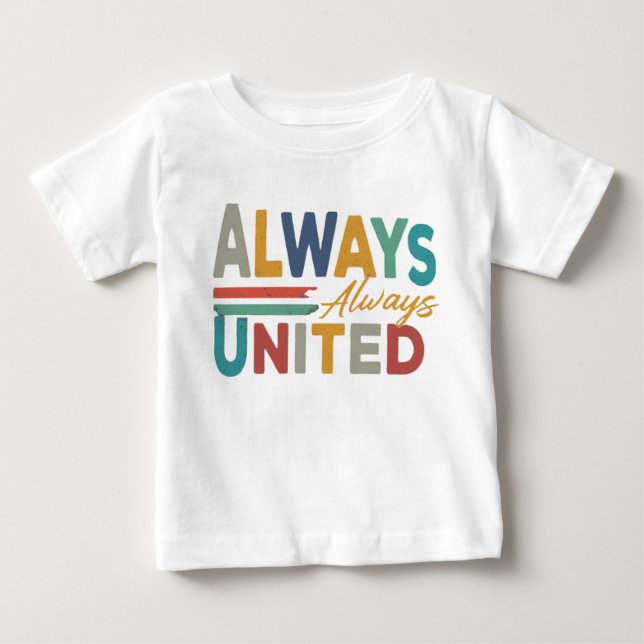 Camiseta De Bebé "Siempre unidos. (Anverso)