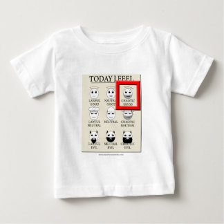 Camiseta De Bebé Siento hoy bueno caótico