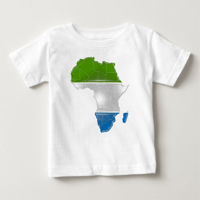 Camiseta De Bebé Sierra Leone (Anverso)