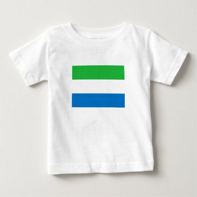 Camiseta De Bebé Sierra Leone Flag (Anverso)