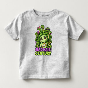 Camiseta De Bebé Siglo de mal pelo – Medusa linda Mitología Griega