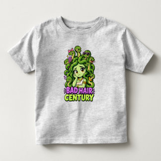 Camiseta De Bebé Siglo de mal pelo – Medusa linda Mitología Griega
