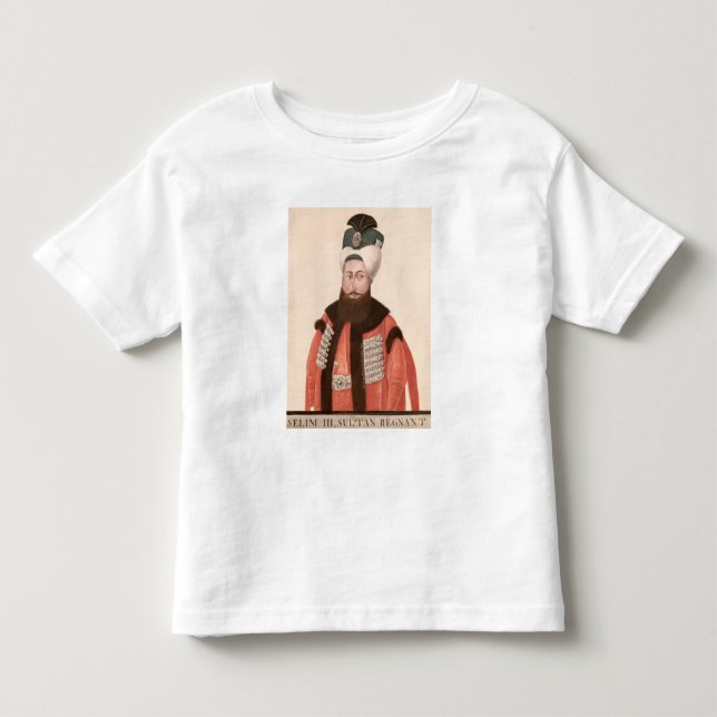 Camiseta De Bebé Siglo de Selim III del sultán décimo (Anverso)